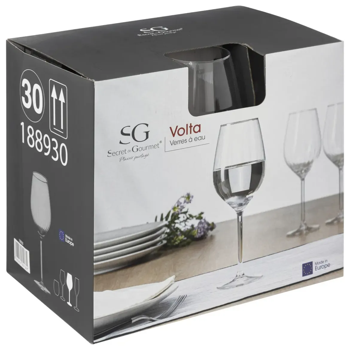 VERRE EAU VOLTA 53CL X1 PIECE