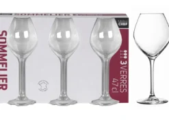 3 VERRES A PIED 47CL