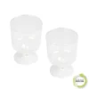 VERRES A VIN EAU PLASTIQUE 15CL TRANSPARENT X10PCS