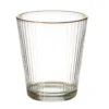 VERRE STRIE LISERE GOLD 30CL