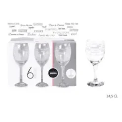 6 VERRES WRITER 24.5CL