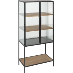 VITRINE BIBLIOTHEQUE 2 PORTES BAKOS