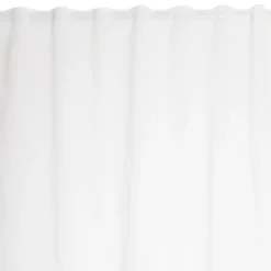 VOILAGE ACCADIA BLANC 140X280CM GALON FRONCEUR PATTE CACHEE