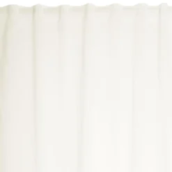 VOILAGE ACCADIA ECRU 140X280CM GALON FRONCEUR PATTE CACHEE