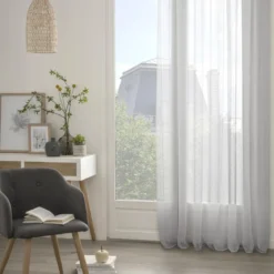 VOILAGE ANISSA GRIS 140X240CM