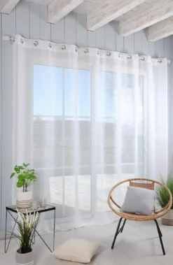 VOILAGE CELIAN 16 OEILLETS BLANC 3M