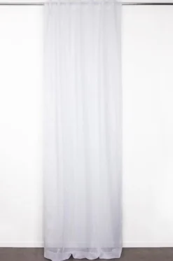 VOILAGE ELAURA BLANC 135X300CM GALON FRONCEUR PATTE CACHEE