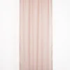 VOILAGE ELAURA ROSE 135X300CM GALON FRONCEUR PATTE CACHEE