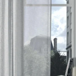 VOILAGE FRED A OEILLETS GRIS 140X240CM