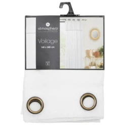 VOILAGE FRED VOLANT BLANC 140X240CM