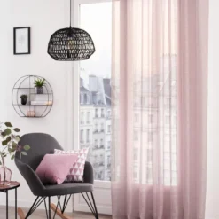 VOILAGE LOUIS ROSE 140X240CM