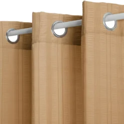 VOILAGE NOA SEERSUCKER BEIGE 140X240CM