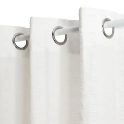 VOILAGE NOA SEERSUCKER BLANC 140X240CM