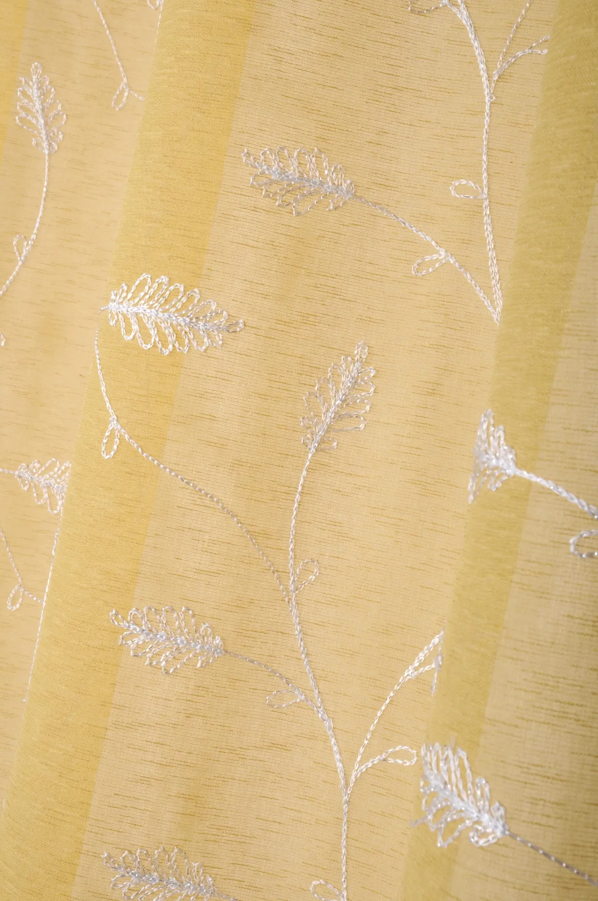 VOILAGE 8 OEILLETS LOUISON MOUTARDE 140X260CM