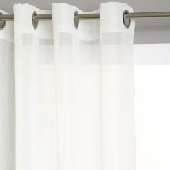 VOILAGE RAYURE IVOIRE 140X240CM