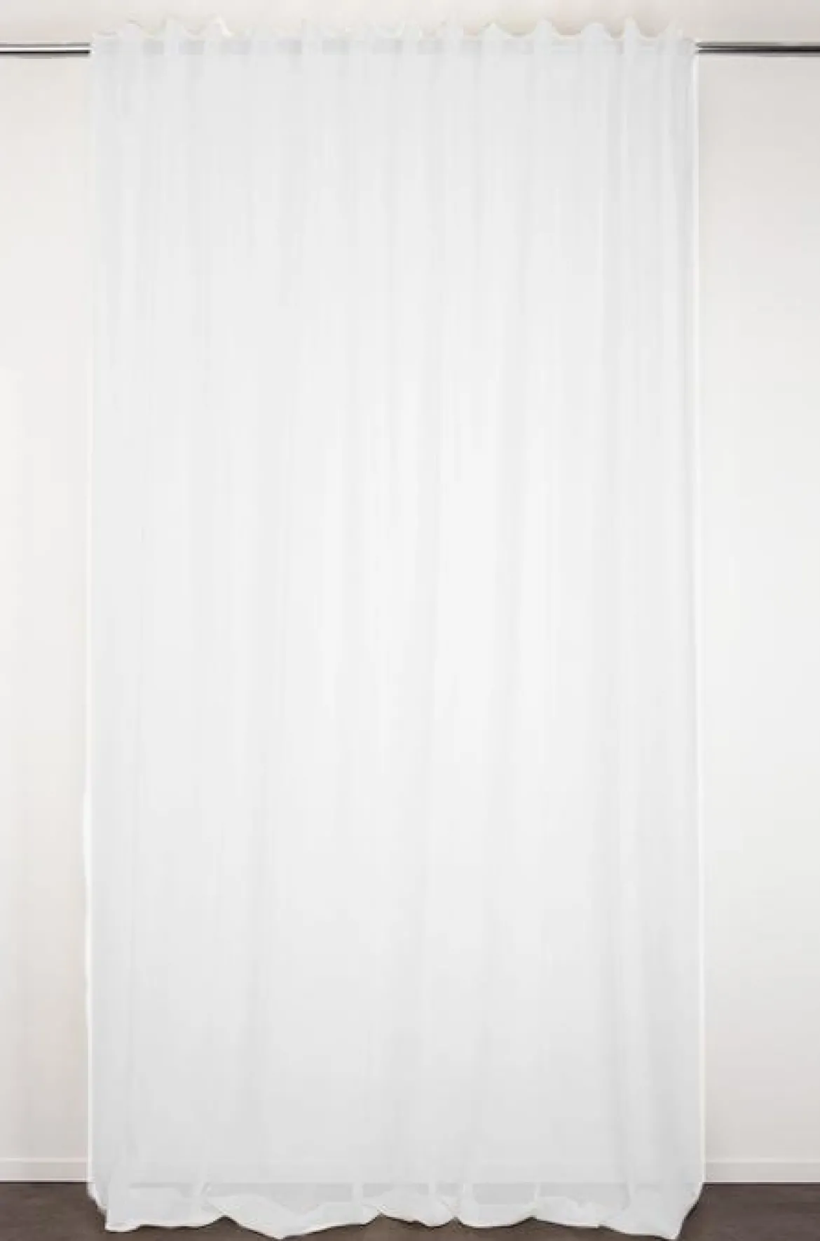 VOILAGE ZEPHYR BLANC 280X300CM GALON FRONCEUR PATTE CACHEE