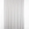 VOILAGE ZEPHYR GRIS 280X300CM GALON FRONCEUR PATTE CACHEE