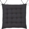 WILLOW GALETTE 38X38CM CARBONE