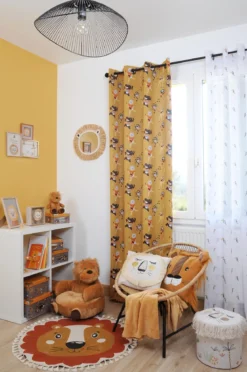 ZIMBA TAPIS DIAM 90 CM FAUVE