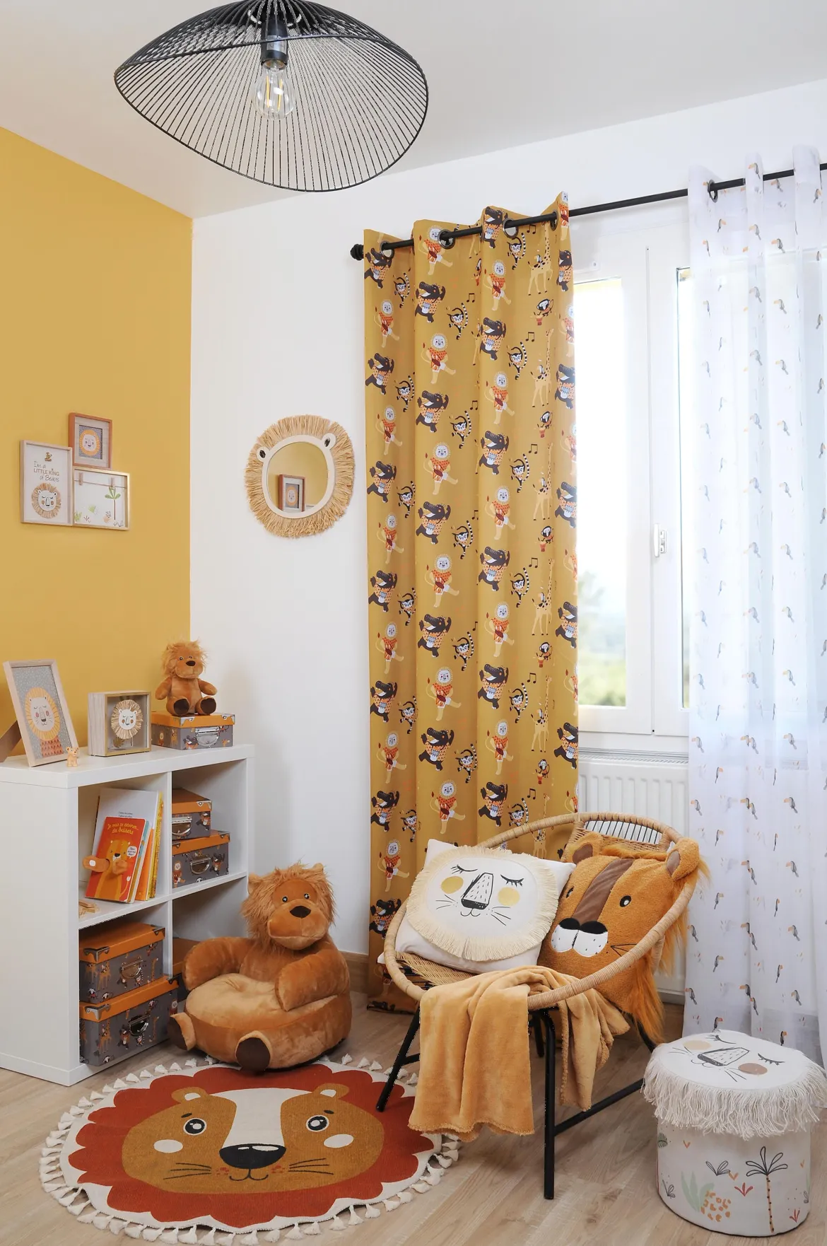 ZIMBA TAPIS DIAM 90 CM FAUVE